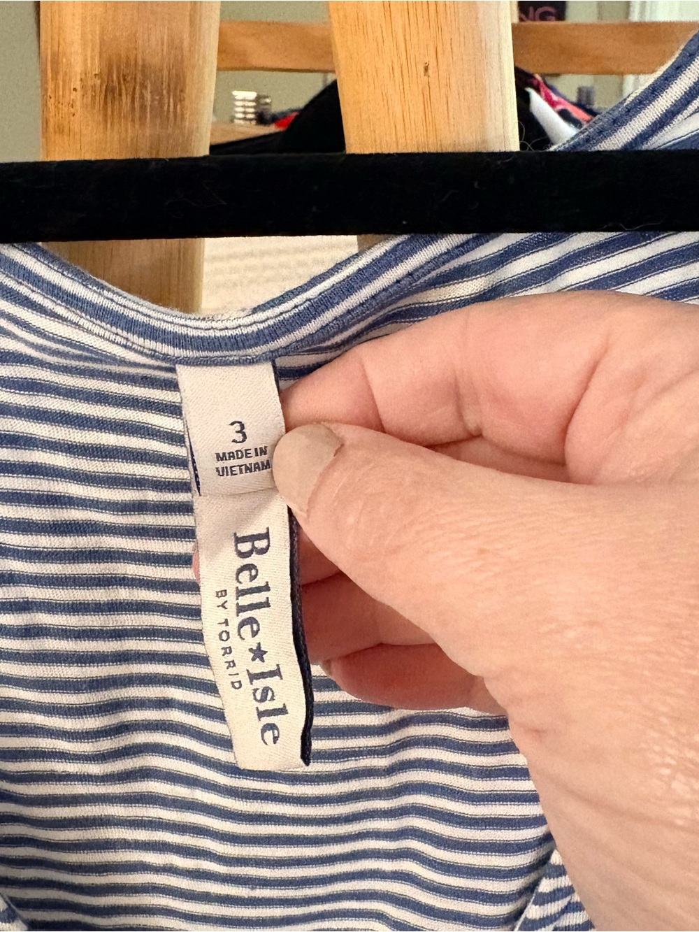 torrid Belle Isle Blue and White Striped Sleeveless Maxi Dress 3X - Picture 3 of 5